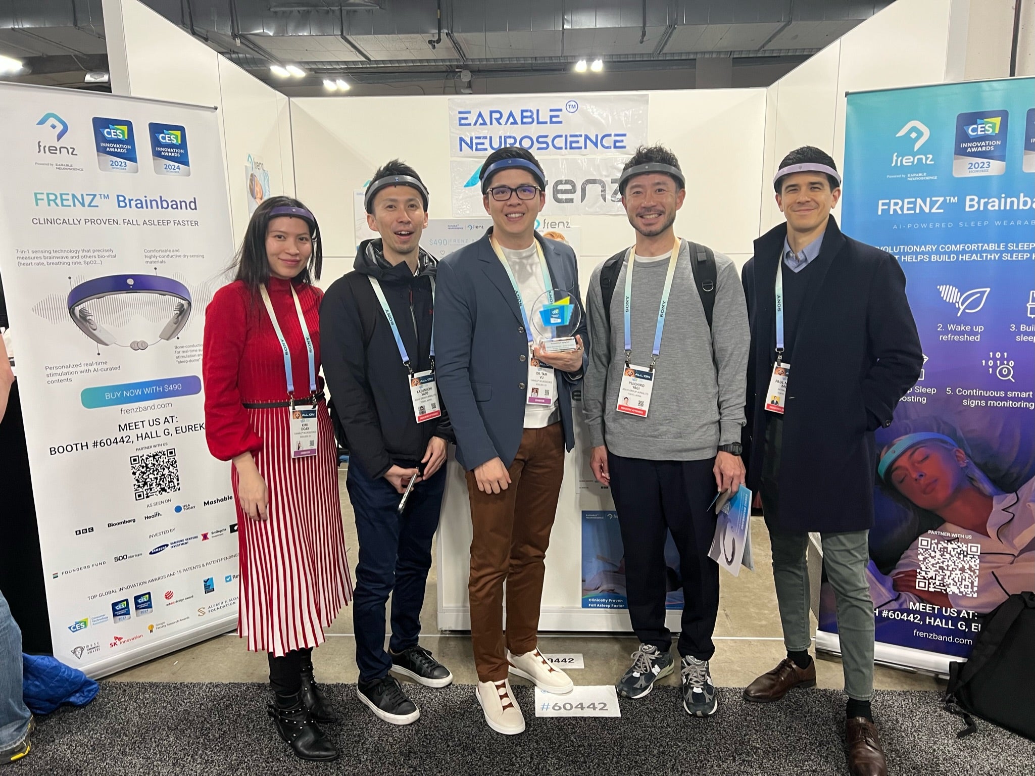 Tackling the Poor Sleep Pandemic: FRENZ Brainband by Earable Neuroscience Announces Global Sales After CES 2024 Innovation Award Win
